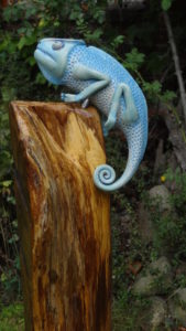 Gecko-Figur von Claudia Friedrichs