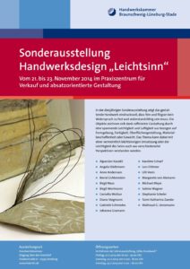 Sonderausstellung 2014 Leichtsinn - Plakat mit Ausstellern