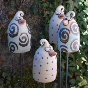 Arndt Böhm Vögel Keramik