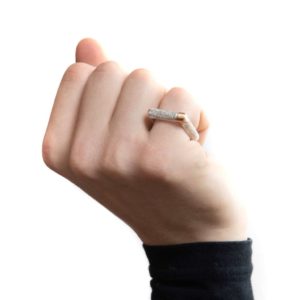 Gisela Kulling Ring eckig